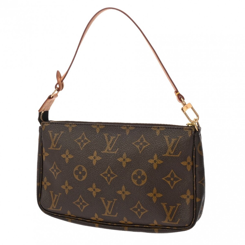 Louis Vuitton Brown Monogram Accessory Pochette Canvas Accessoires